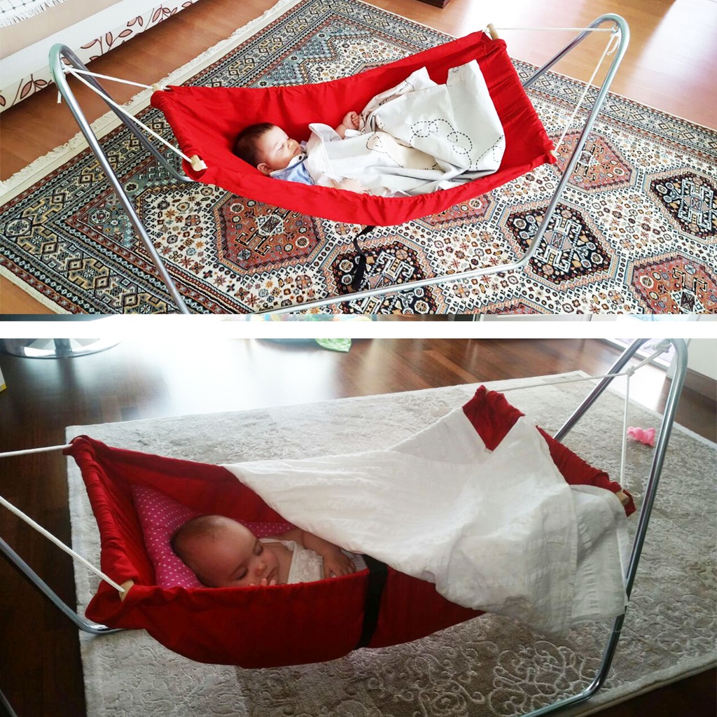 Svava Eko Bebek Beşiği Bebek Hamağı Portatif Salıncak