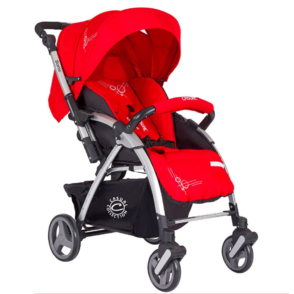 CASUAL SONİC BEBEK ARABASI ÇİFT YÖNLÜ KIRMIZI