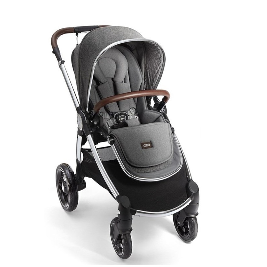 Mamas Papas Ocarro İki Yönlü Bebek Arabası Grey Twill Koyu Gri