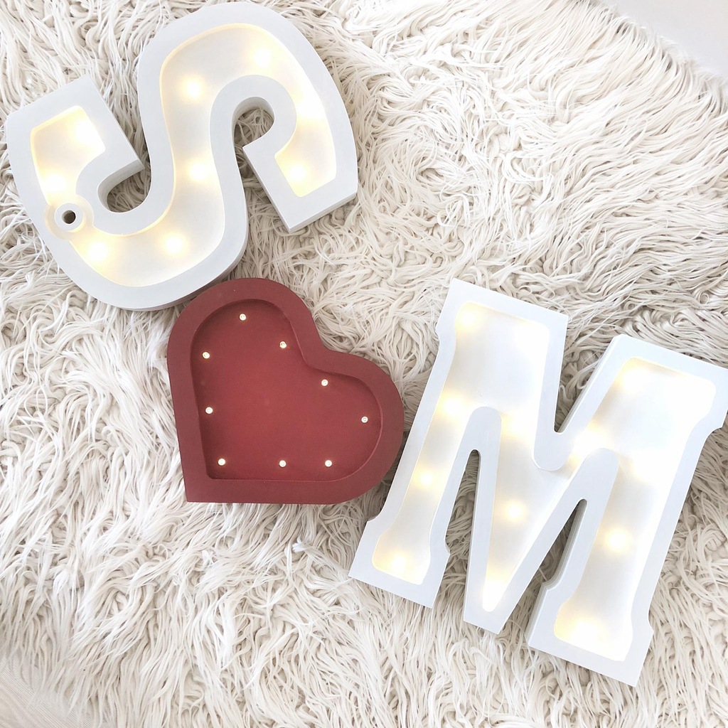 Led ışık Kalp Özel Tasarım harf Fiyatları ve Özellikleri