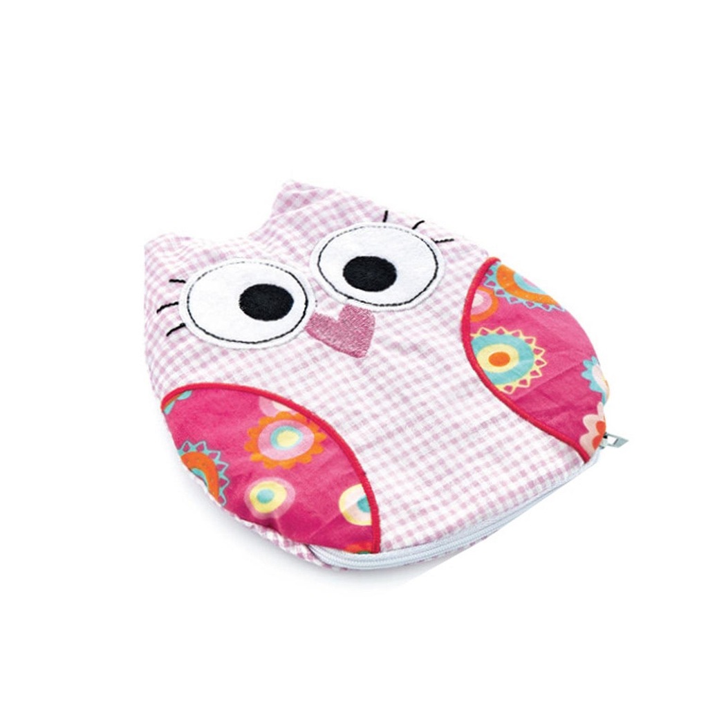 Babyjem Kiraz Çekirdekli Yastık Pembe Baykuş