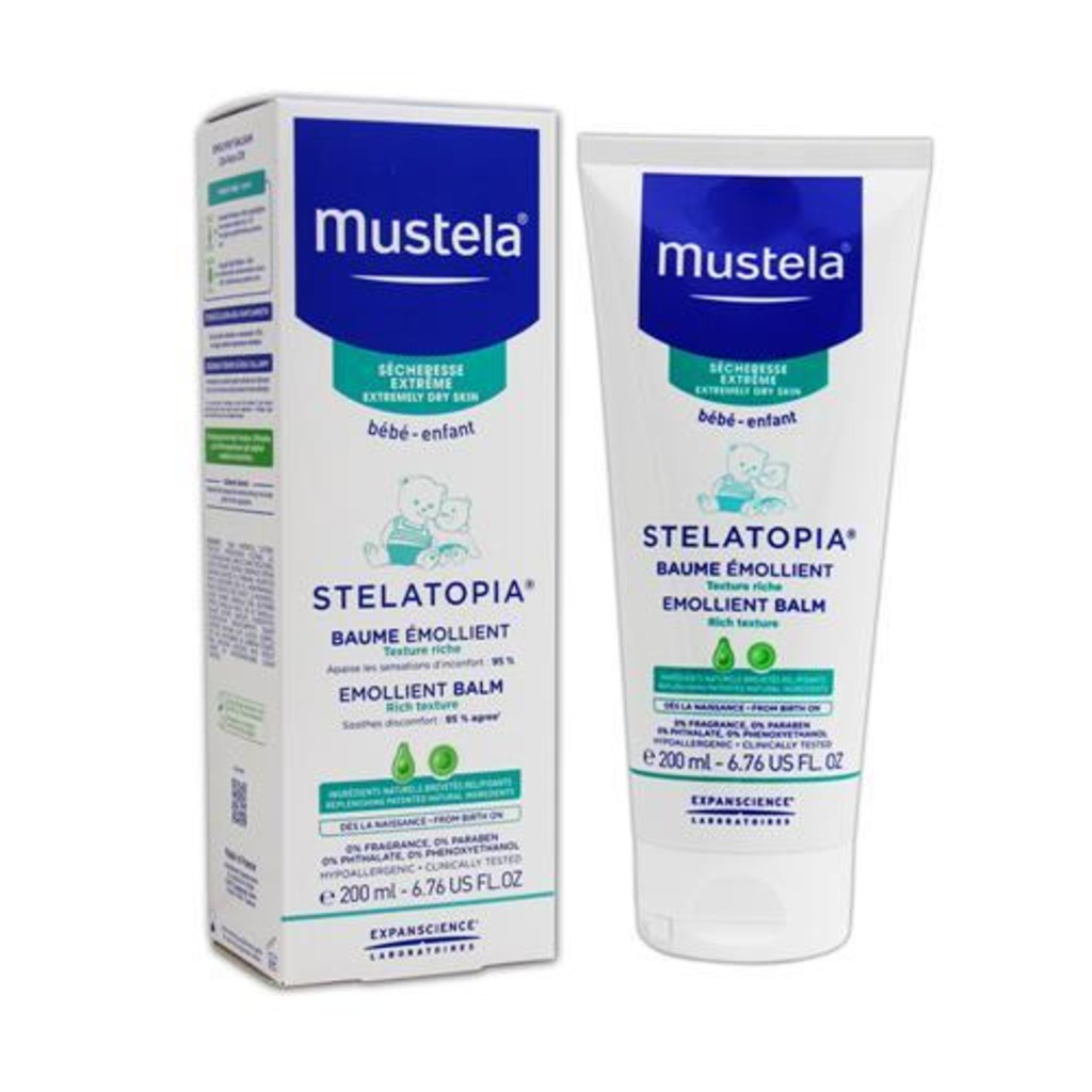 Mustela Stelatopia Emollient Balm 200 ml Bebek Bakım Kremi