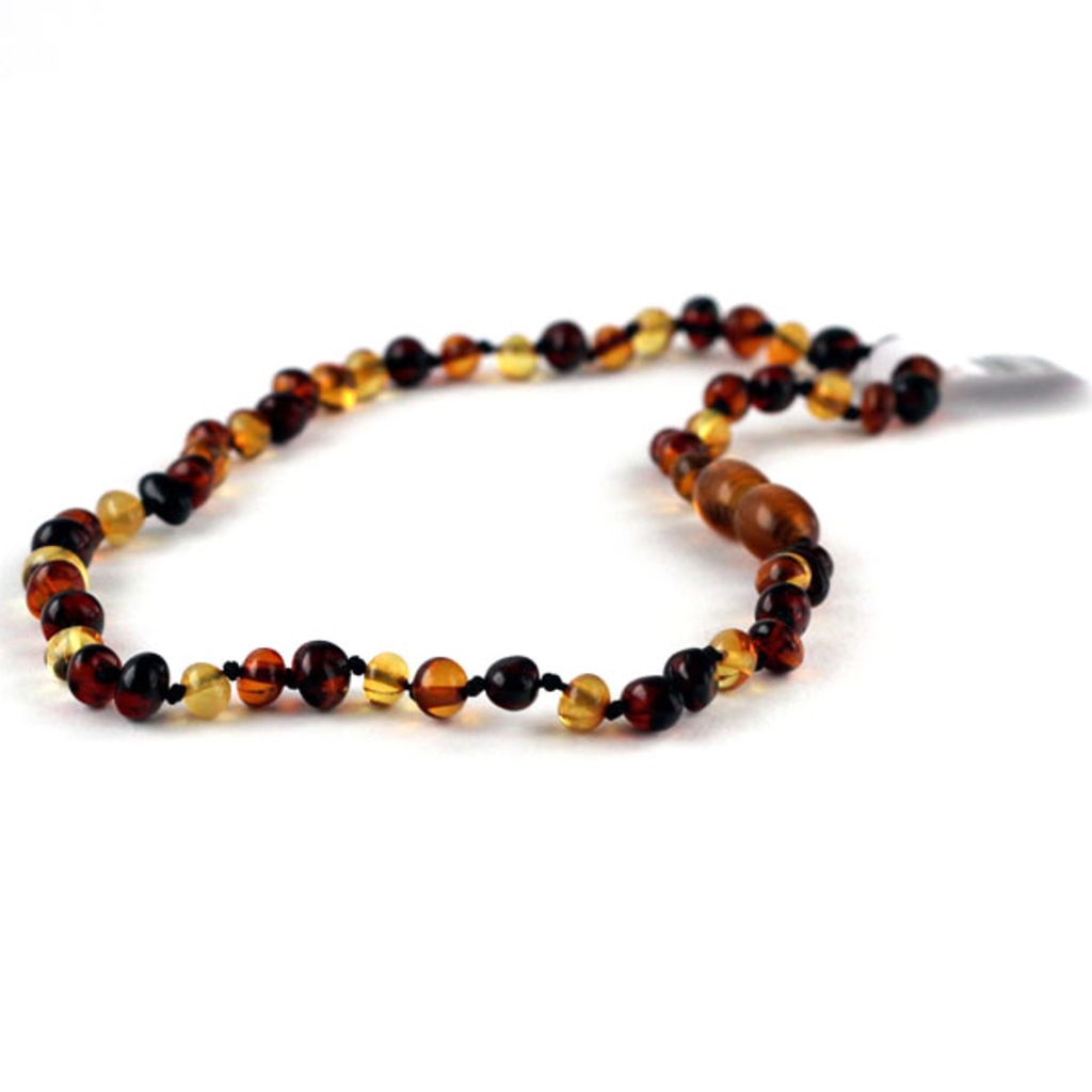 Kehribar Bebek Diş Kolyesi Doğal Kız Erkek Çocuk Kolye