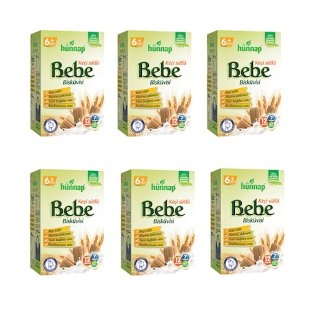 Hünnap Keçi Sütlü Bebe Bisküvisi 400gr