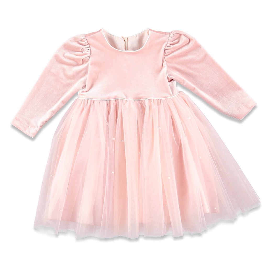 Chatondor Kış İnci Detaylı Abiye Kız Bebek Elbise