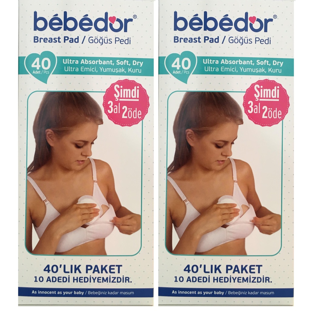 Bebedor Göğüs Pedi 40 Adet 2 Kutu