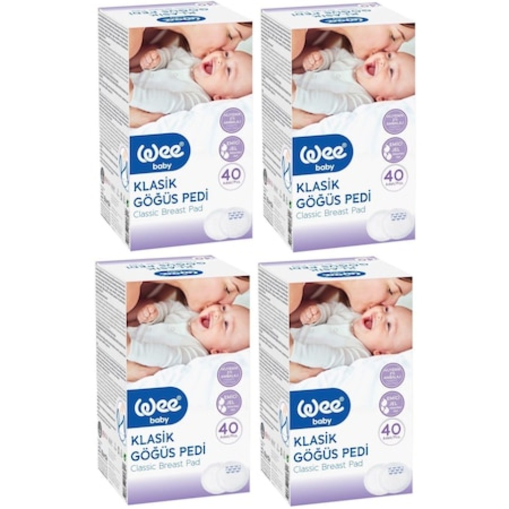 Wee Baby 132 Klasik Göğüs Pedi 40'lı 4 Kutu