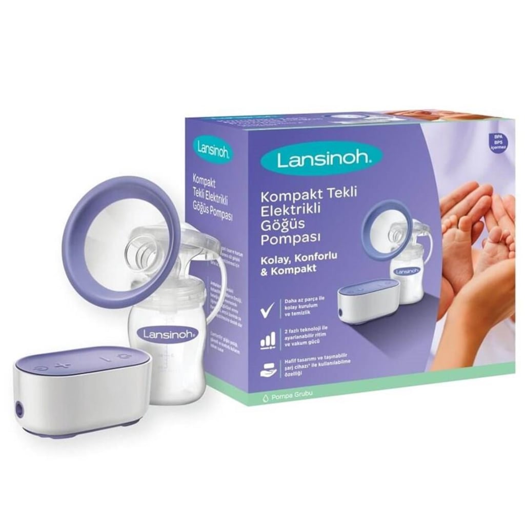Lansinoh Kompakt Tekli Elektirikli Göğüs Pompası