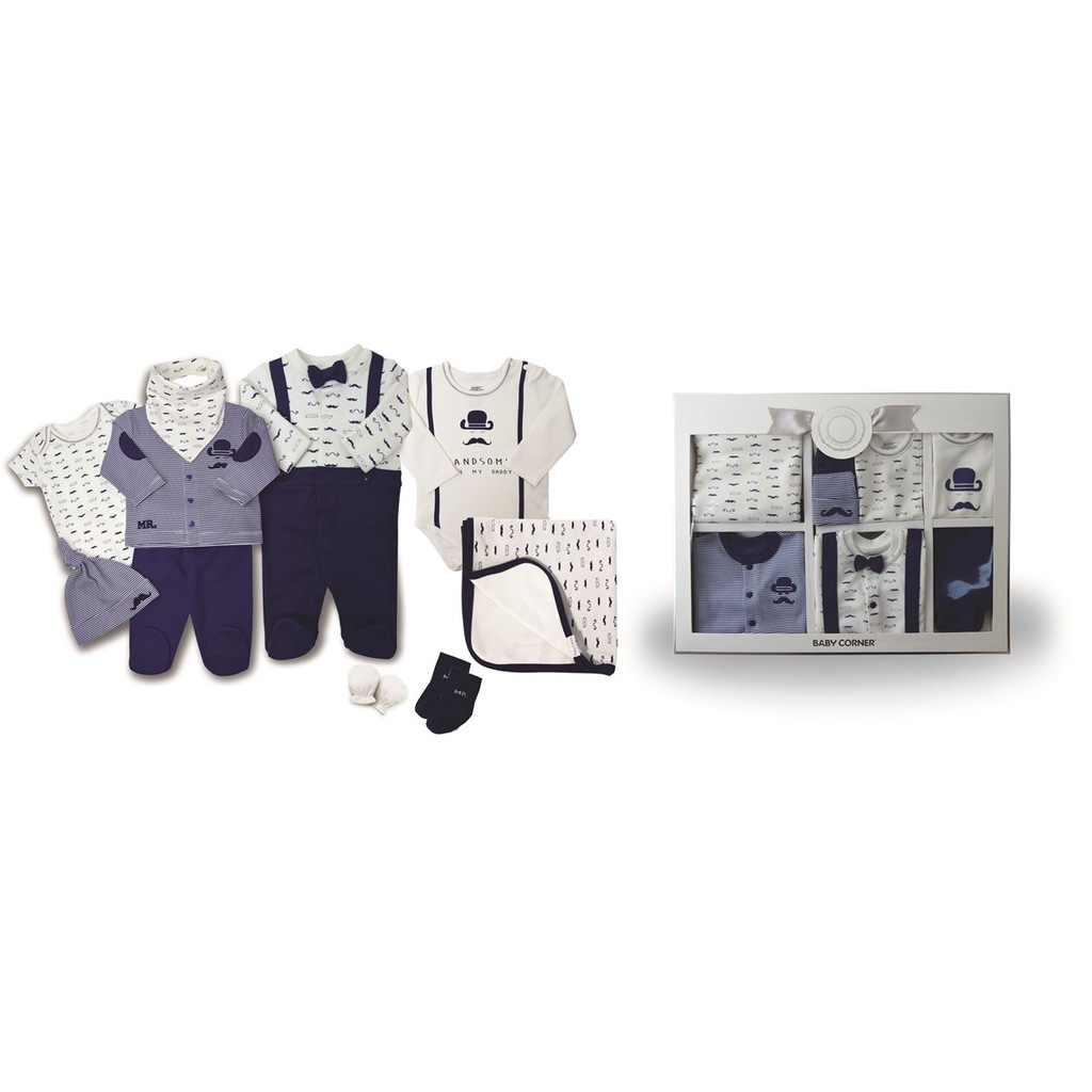 10 Pieces Baby Essentials Set - Little Man