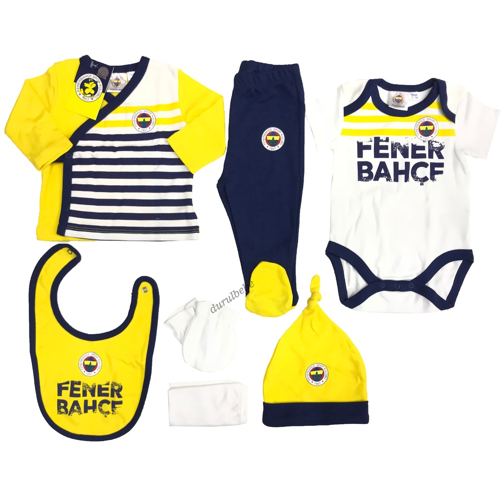 Fenerbahçe 7 Parça Hastane Çıkış Seti %100 Fenerium Lisanslı 1032