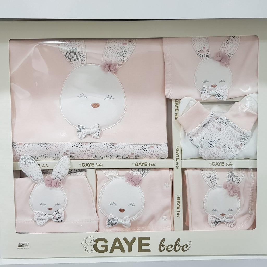 Gaye Bebe Kız Bebek 10�lu Hastane Çıkış Seti pudra