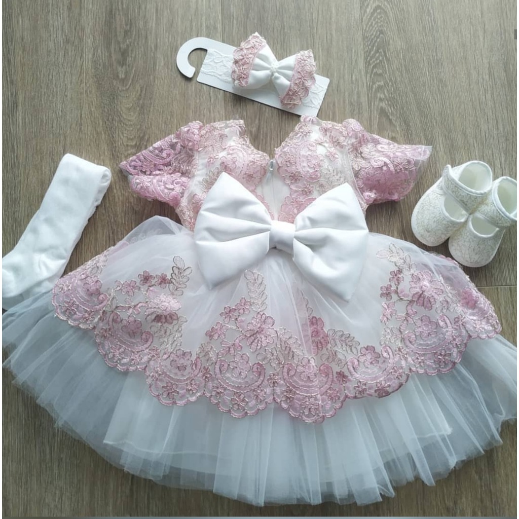 Pugi Kız Bebek Fransız Küpürlü Mevlüt Takımı Seti 3402