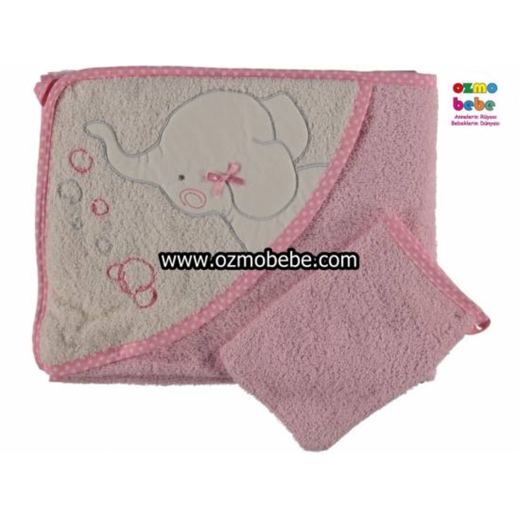 FİL NAKIŞLI BEBE HAVLU