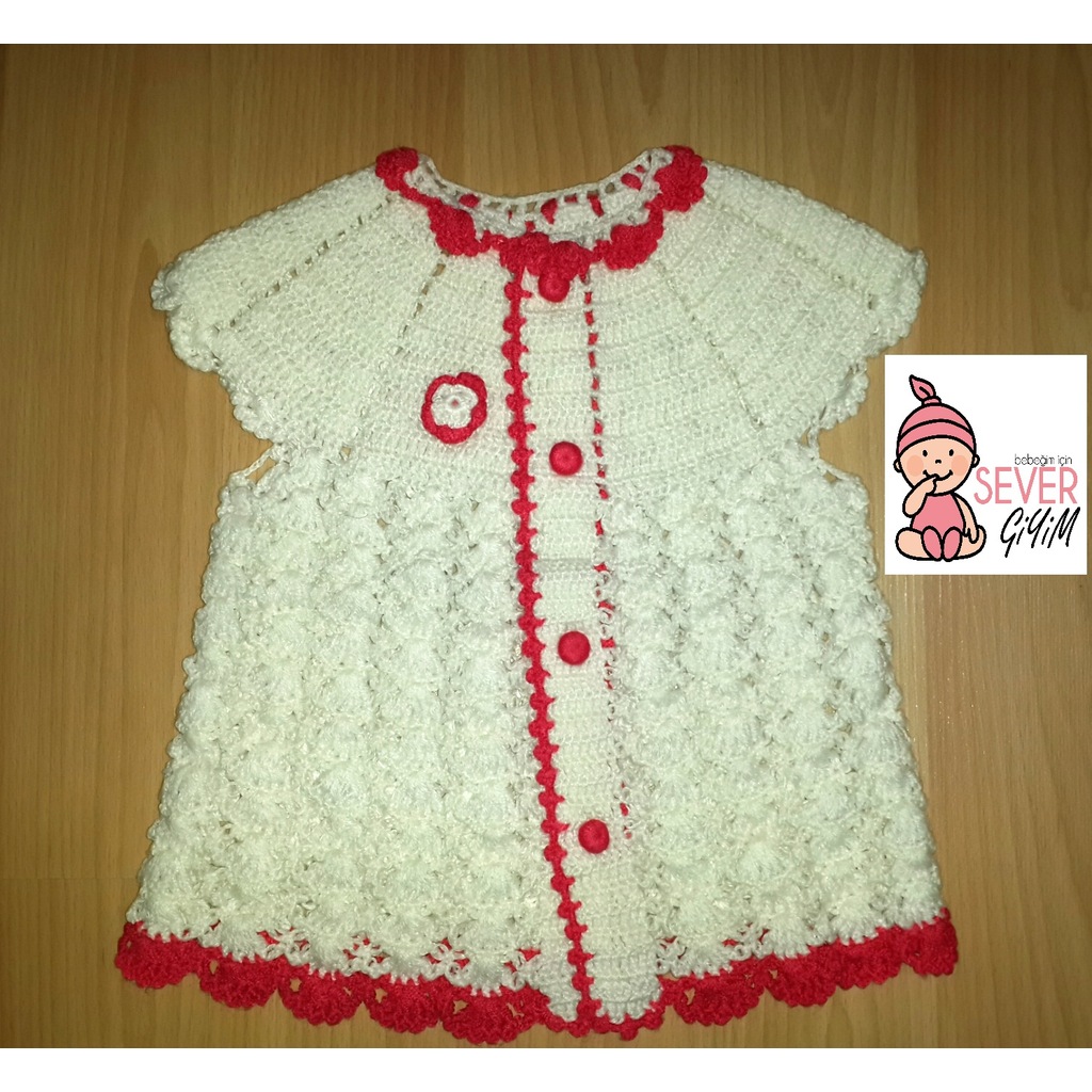 100 El Örgüsü Bebek Yeleği