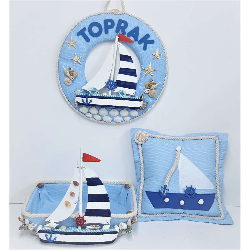 Bebek Odası Keçe Süsleme Kapısüsü / Yastık / Sepet