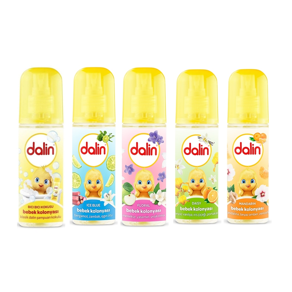 Dalin Bebek Kolonyası 150 Ml 5 Çeşit Dilediğinizi Seçin