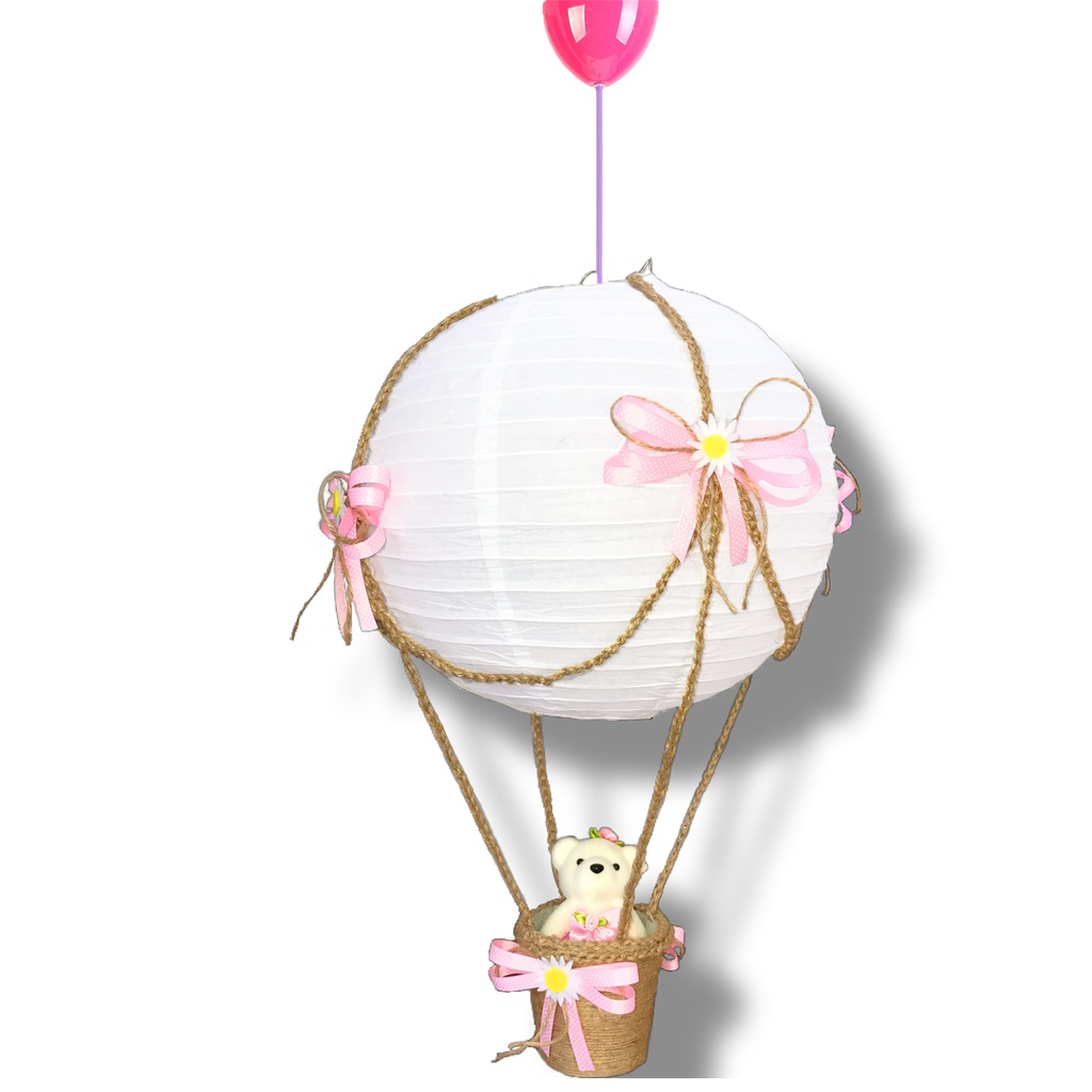 Uçan Balon Tasarımlı Bebek Çocuk Odası Avize Askı