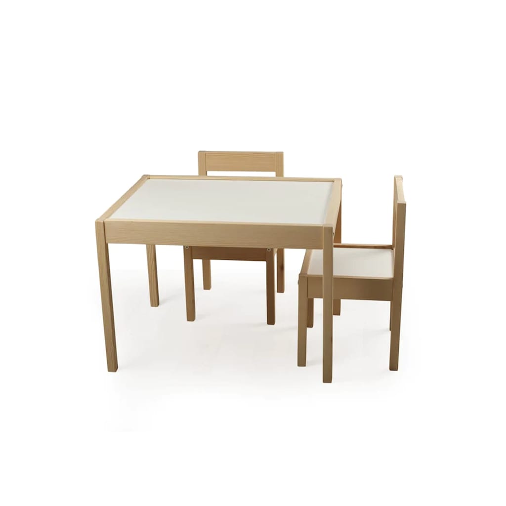 Damla Toys Ahşap Çocuk Oyun Ders Masa Sandalye Takımı 1