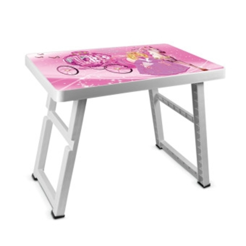 Portatif Katlanabilir Piknik Masa Desenli 52X40X40 CM