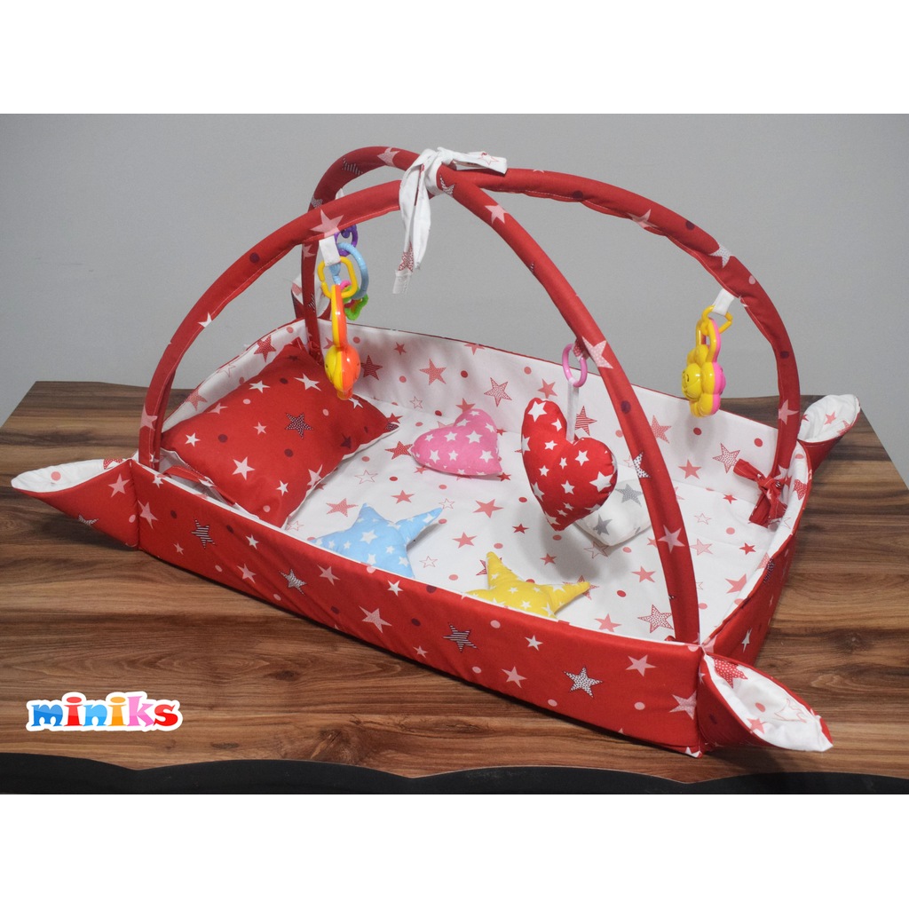 Miniks 100 Pamuk Bebek Oyun Halısı ve Çocuk Alanı