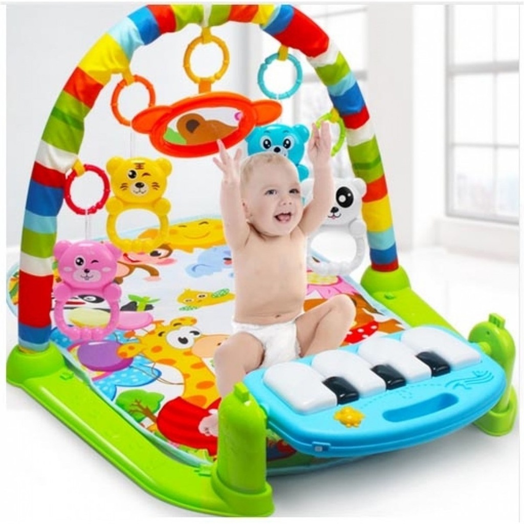 Piyanolu Müzikli Bebek Oyun Halısı