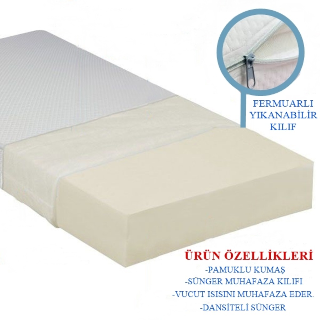 Prestij 70x110 Cm Yatak Soft Lüks Ortopedik Bebek Yatağı