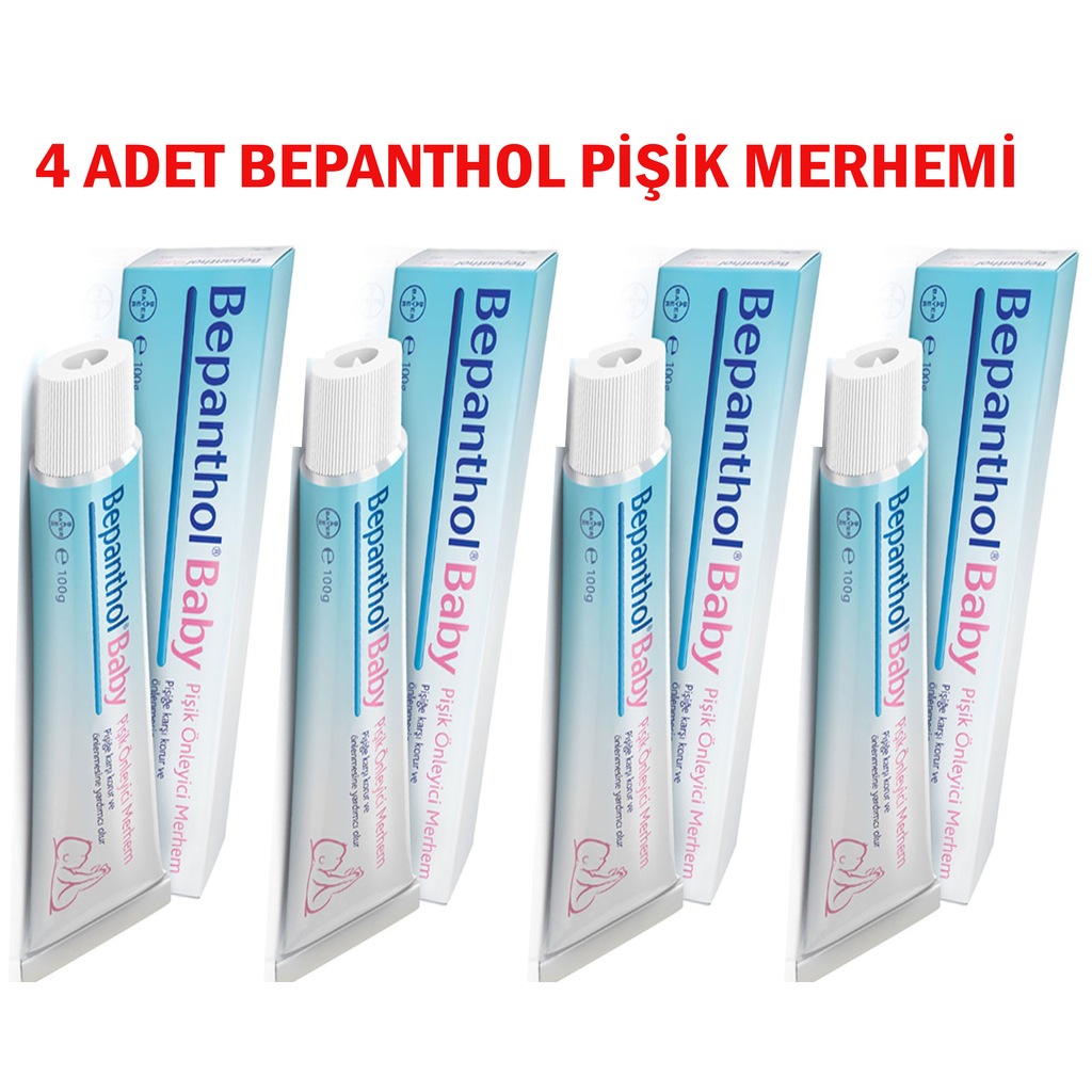 Bepanthol Pisik Önleyici Krem 100 Gr 4 Adet