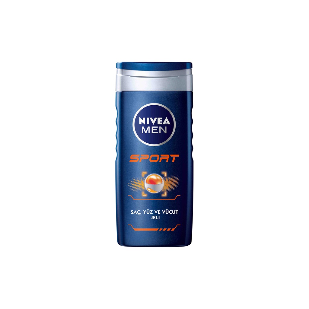 Nivea Sport Erkekler için Saç & Yüz ve Vücut Jeli 250 ml