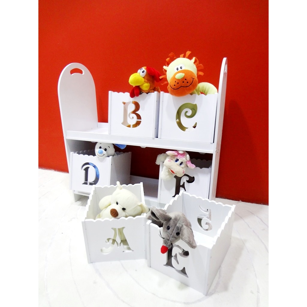 Oyuncak Dolap Oyuncak Kutusu Çocuk Bebek Ahşap (montessori