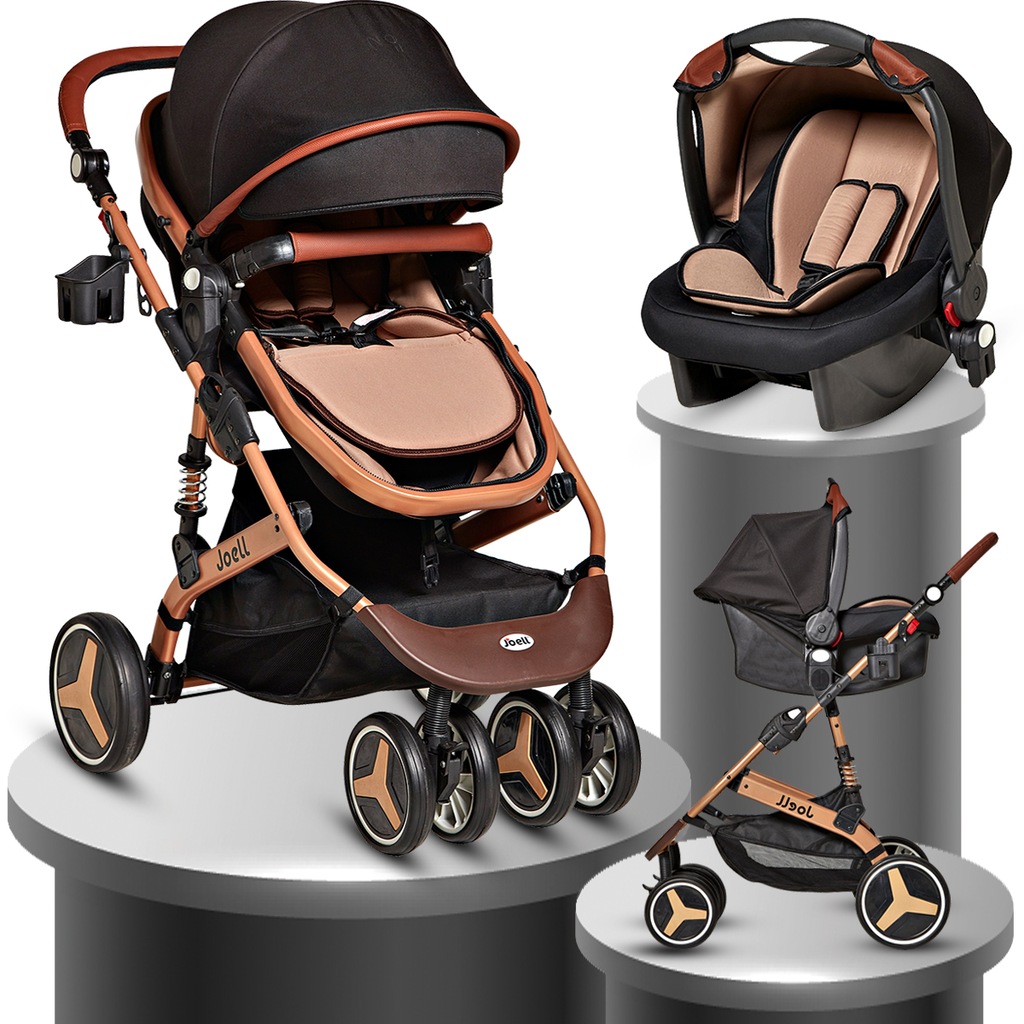 Joell 860 Gold Xari Travel Seyahat Sistem Bebek Arabası