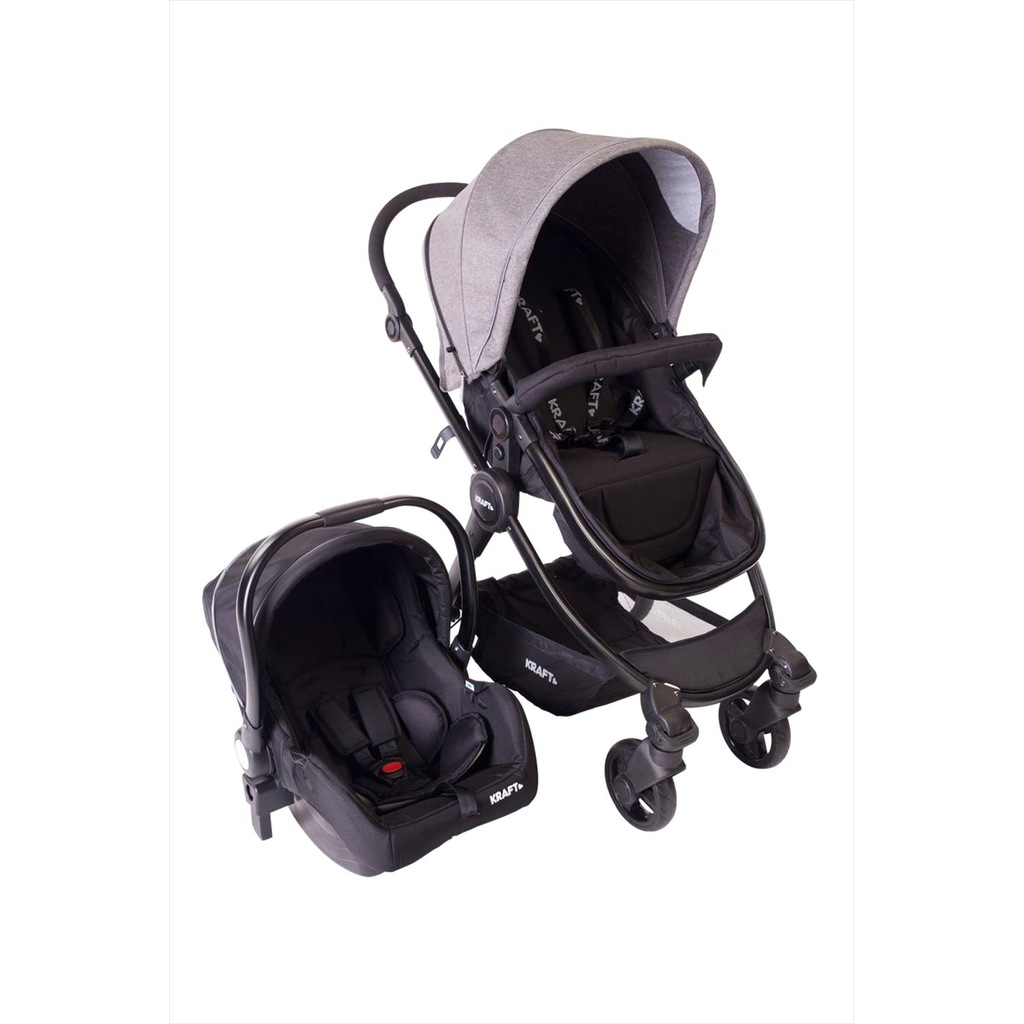 Kraft Oslo Travel Sistem Bebek Arabası Gri Kraft Oslo Travel Sistem Bebek Arabası Gri
