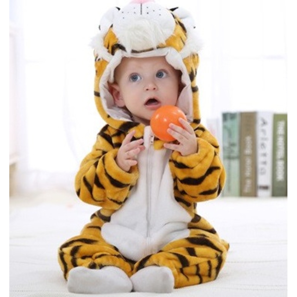Bebek Tulumu Kaplan Kostümü Beden Tercihi Vardır