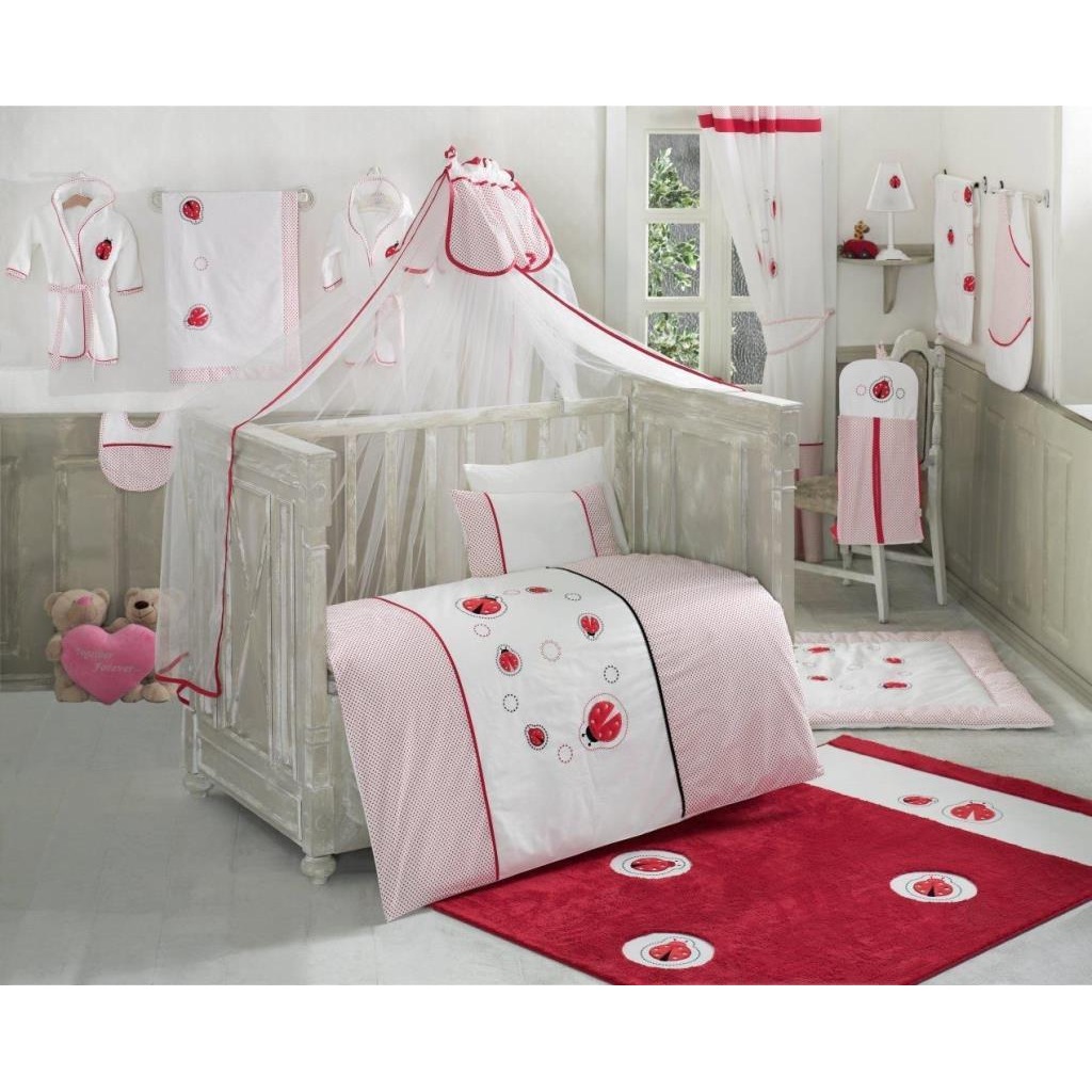 Kidboo Little Ladybug 9 Parça Bebek Uyku Seti 80x130 (100