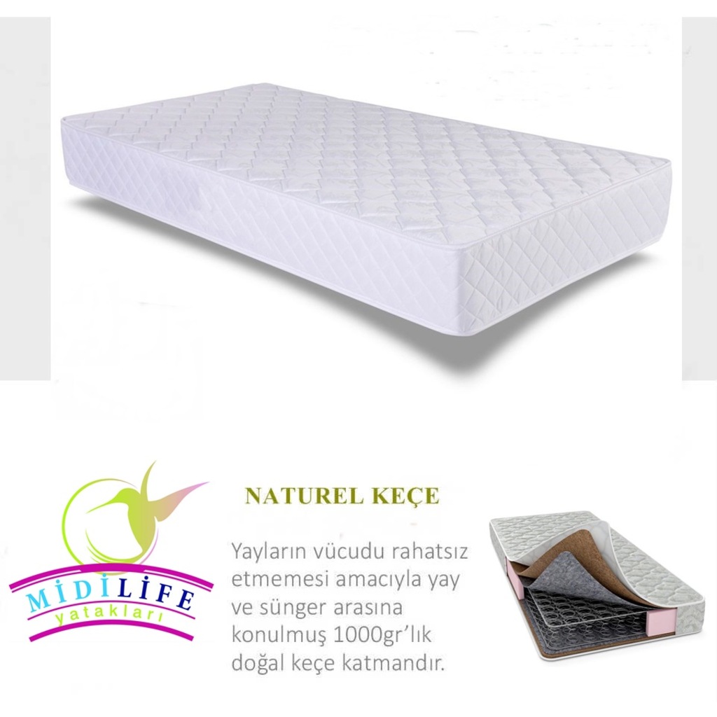 70x190 Midilife Ortopedik Yayli Yatak 70 190 Soft Ortopedik Yatak Fiyatlari Ve Ozellikleri