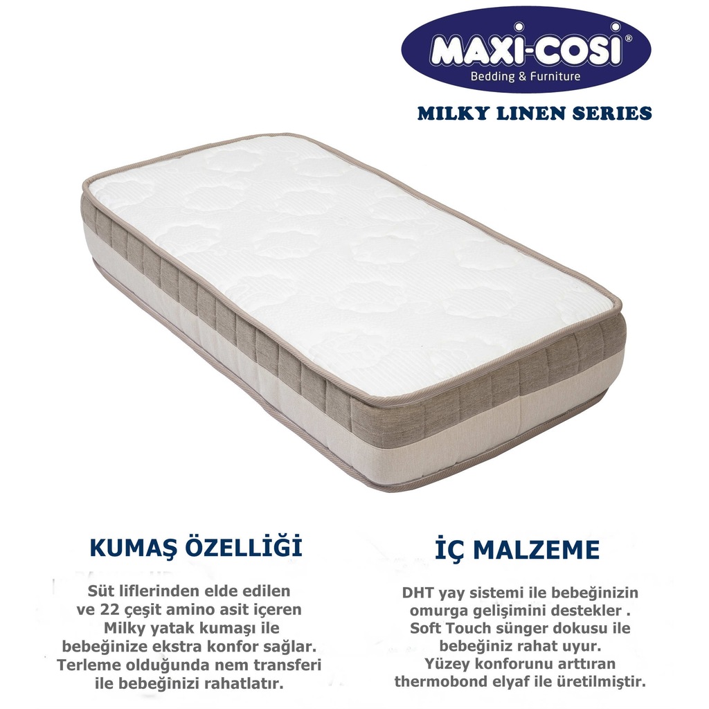 80x130 maxi cosi milky ortopedik yayli yatak 80x130 bebek yatagi fiyatlari ve ozellikleri