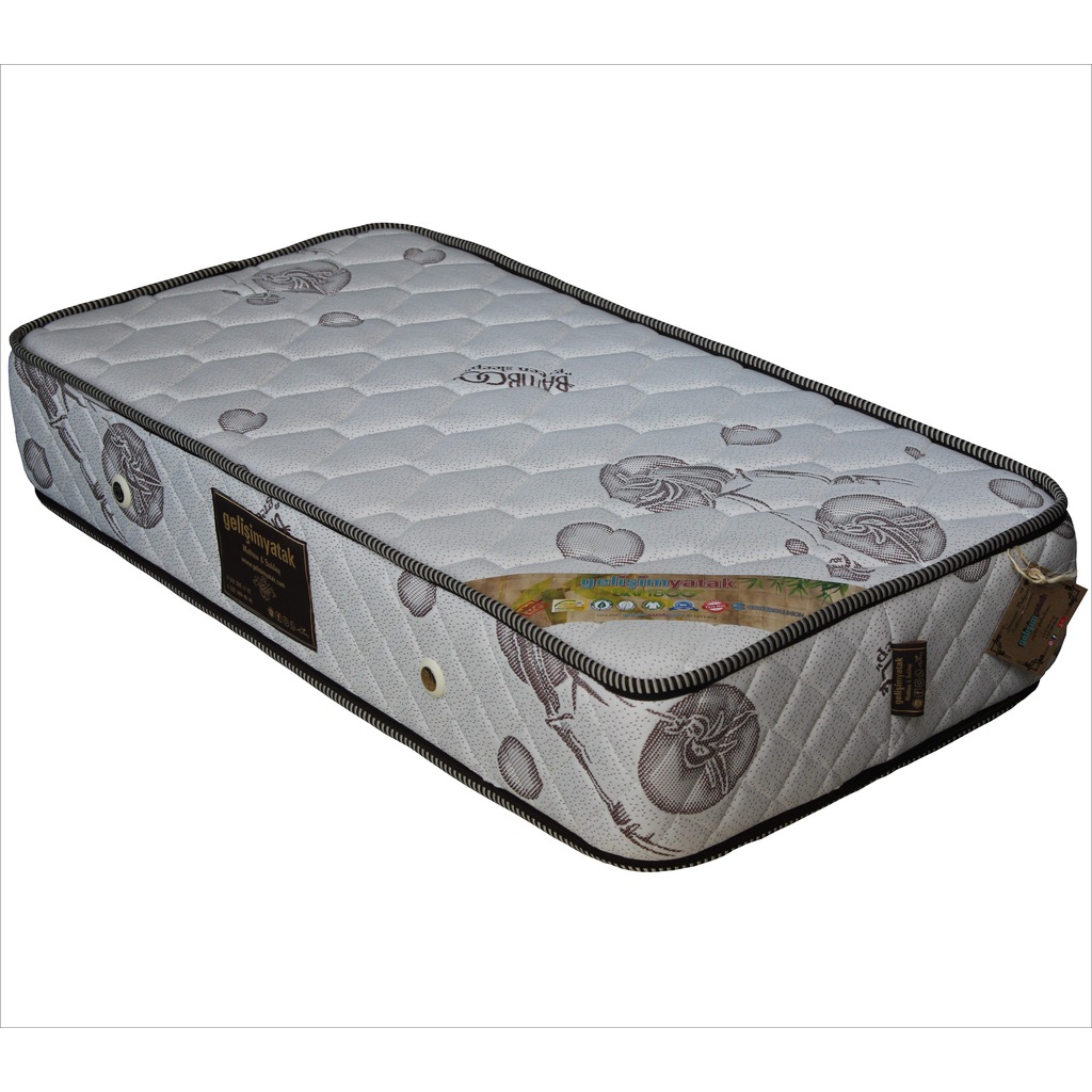 GELİŞİM YATAK SPRİNG GOLD BABY YARI ORTOPEDİK YAYLI BAMBOO YATAK