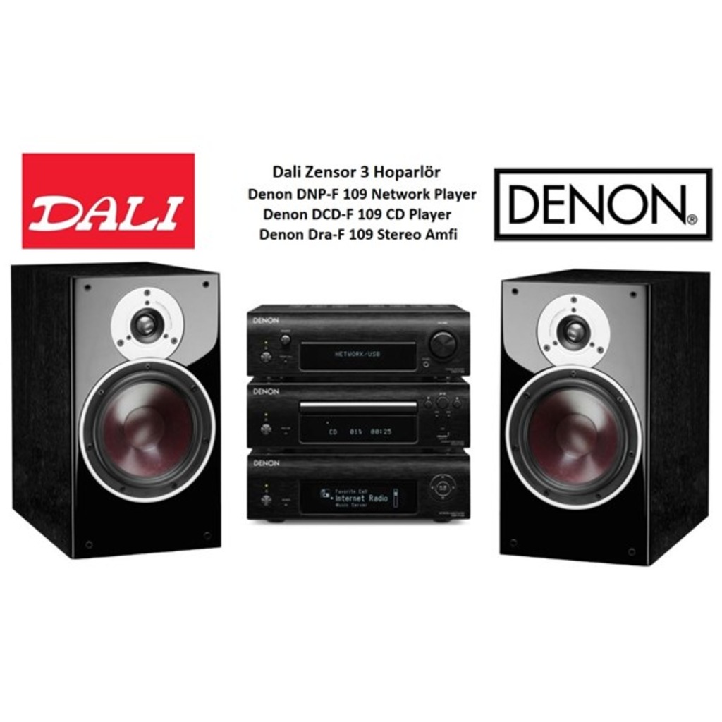 Denon Draf 109 + Dali Zensor 3 Muzik Seti