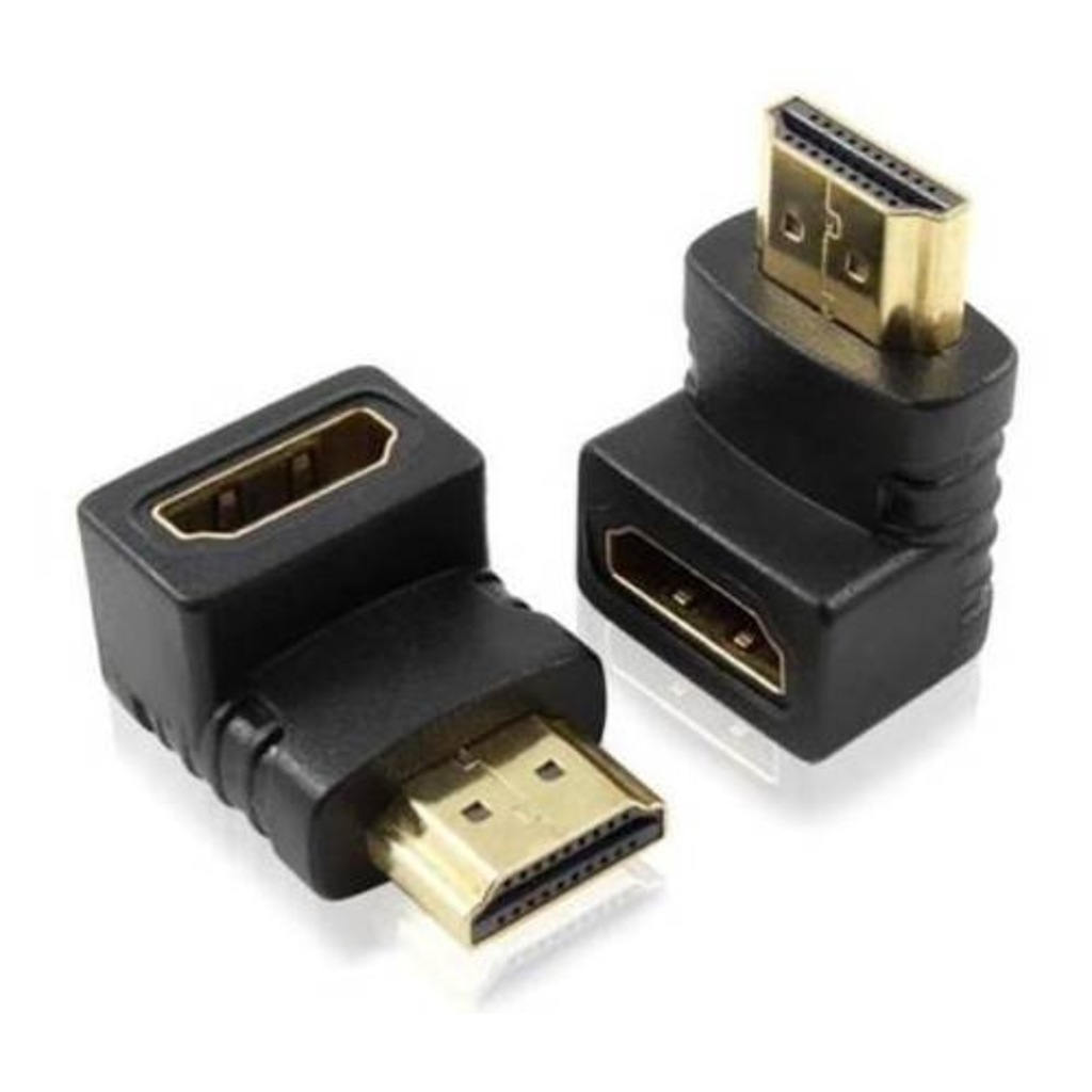 Hdmi to Hdmi Dirsek 90 Açılı Çevirici Uzatma Dönüştürücü Adaptör