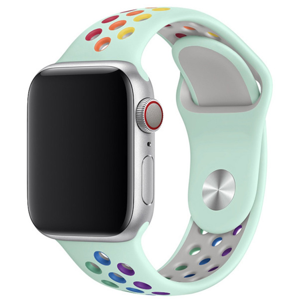 Apple Watch 42mm Delikli Spor Kayis Doublecolor Su Yesili Fiyatlari Ozellikleri Ve Yorumlari En Ucuzu Akakce
