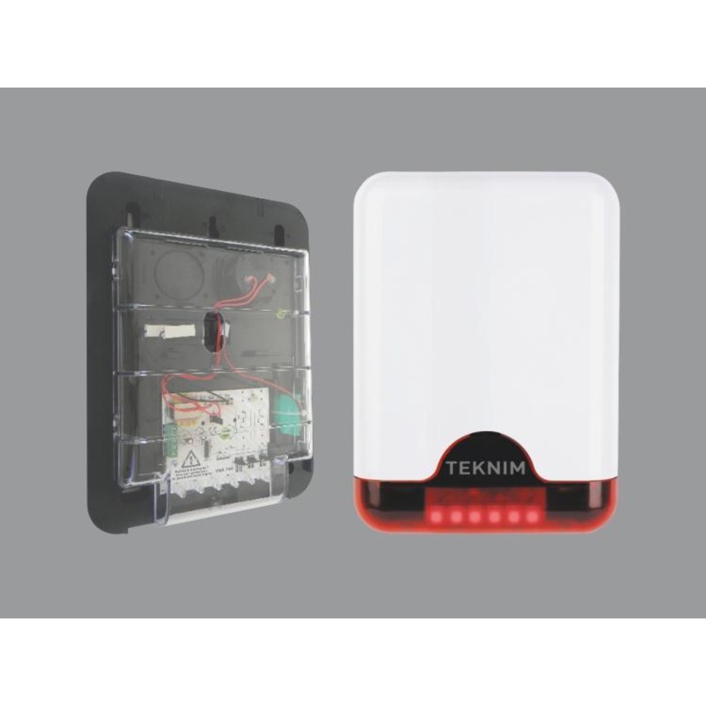 TEKNİM VAS-740RP Kırmızı Harici Siren