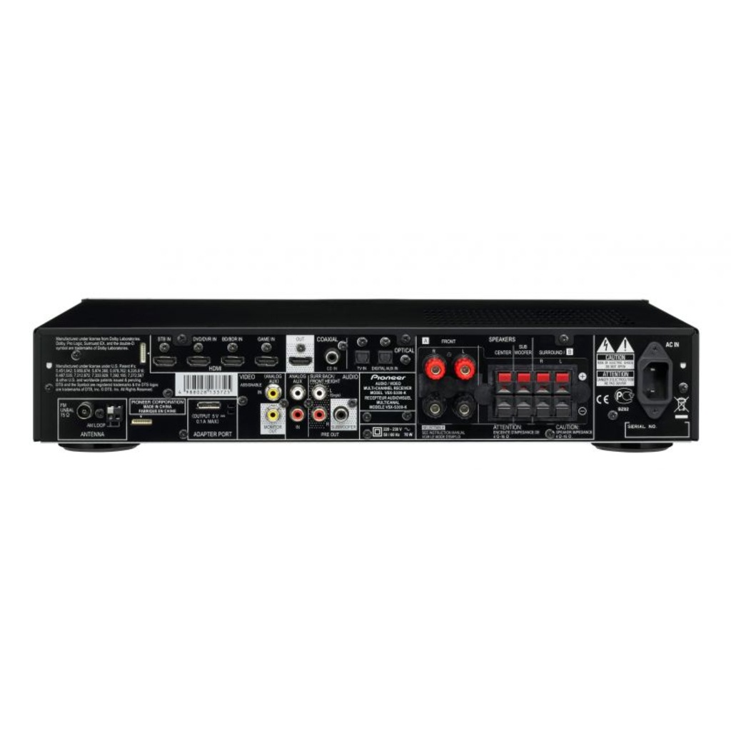 Pioneer Vsxs300k 100w 5 Kanal Ev Sinema Sistemi Amplifikatör