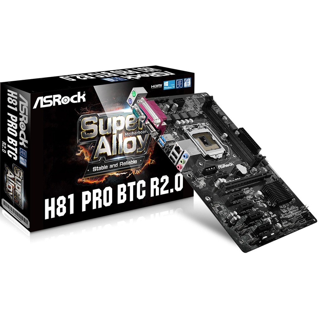 Asrock h81 pro btc подключение