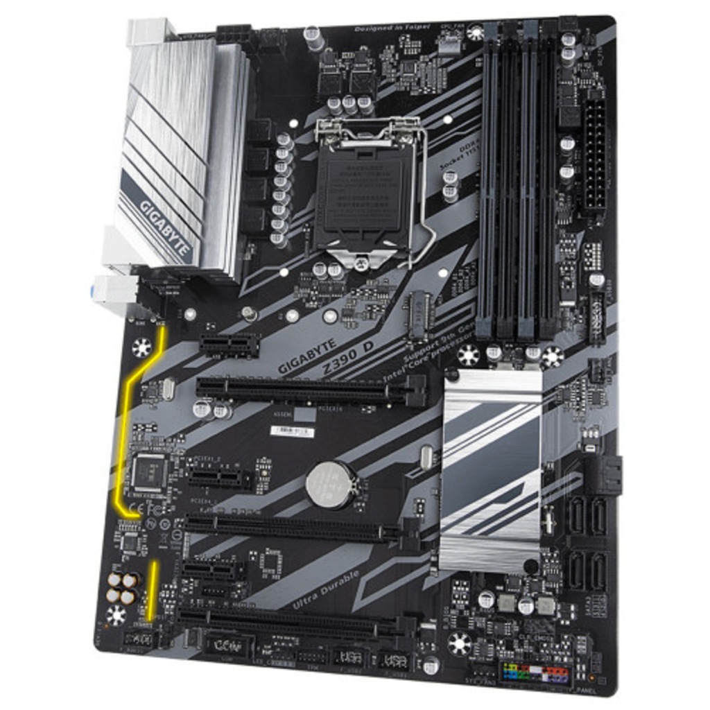 Gigabyte z390d не запускается