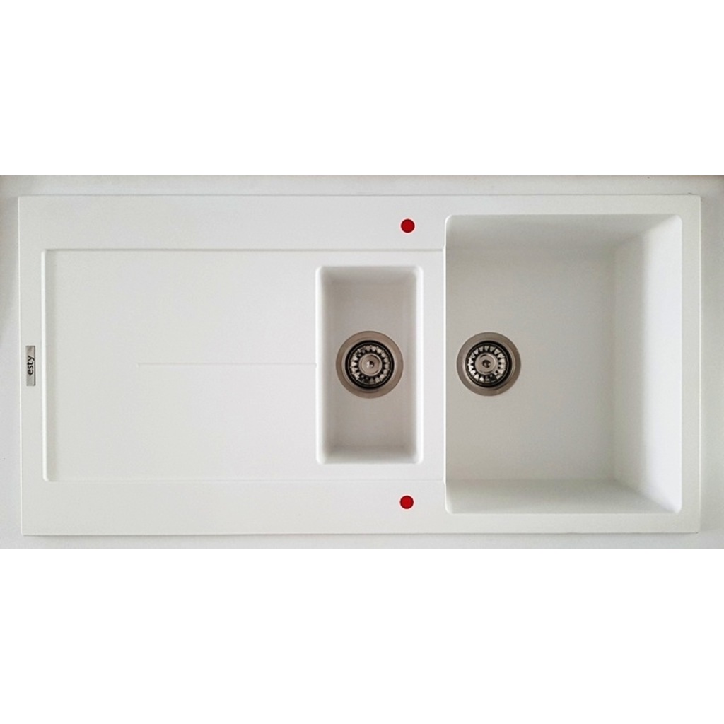 Granit Mutfak Evye 1,5 Göz Beyaz - n11.com