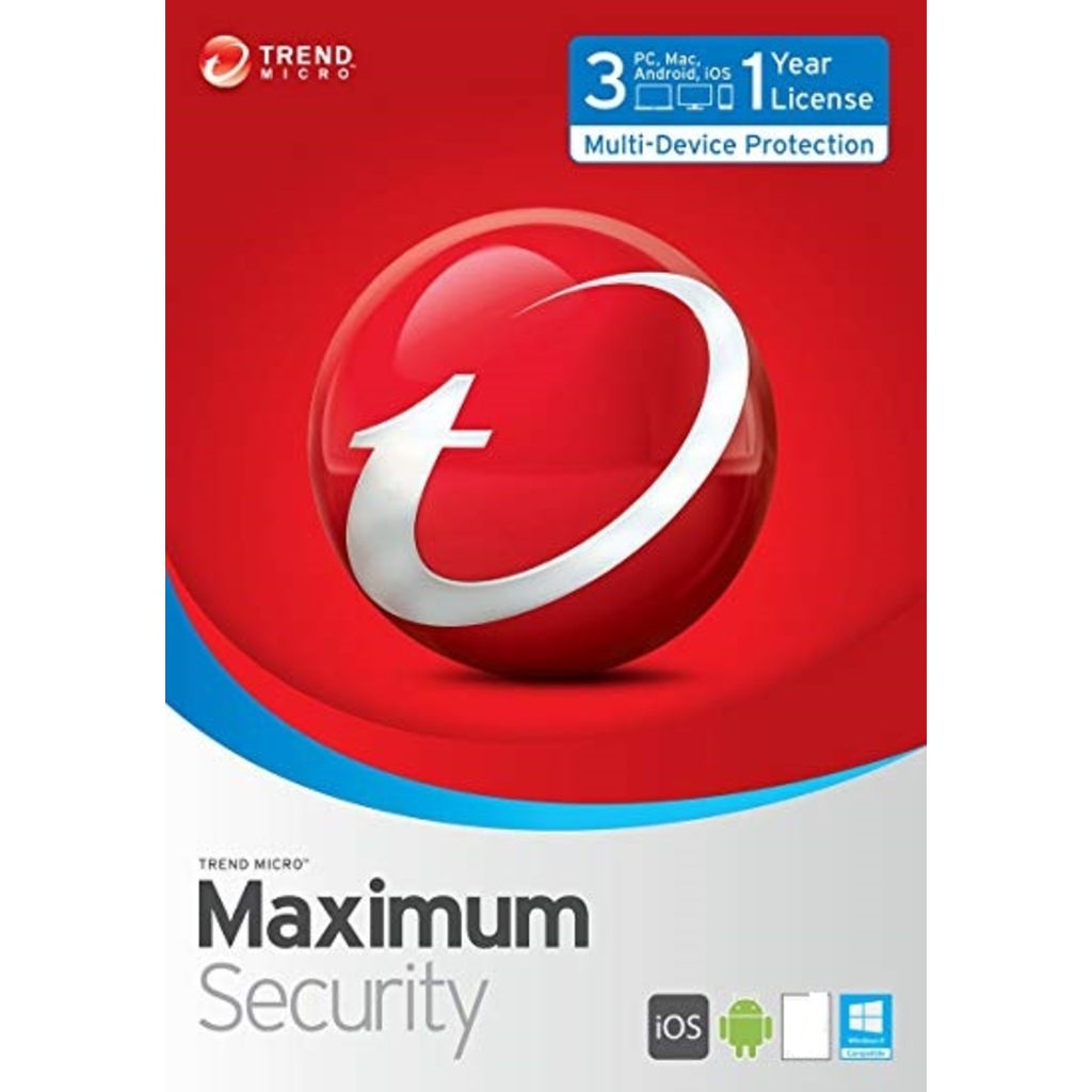 Trend Micro Maximum Security 3 cihaz 1 Yıl 2020 (online teslim)
