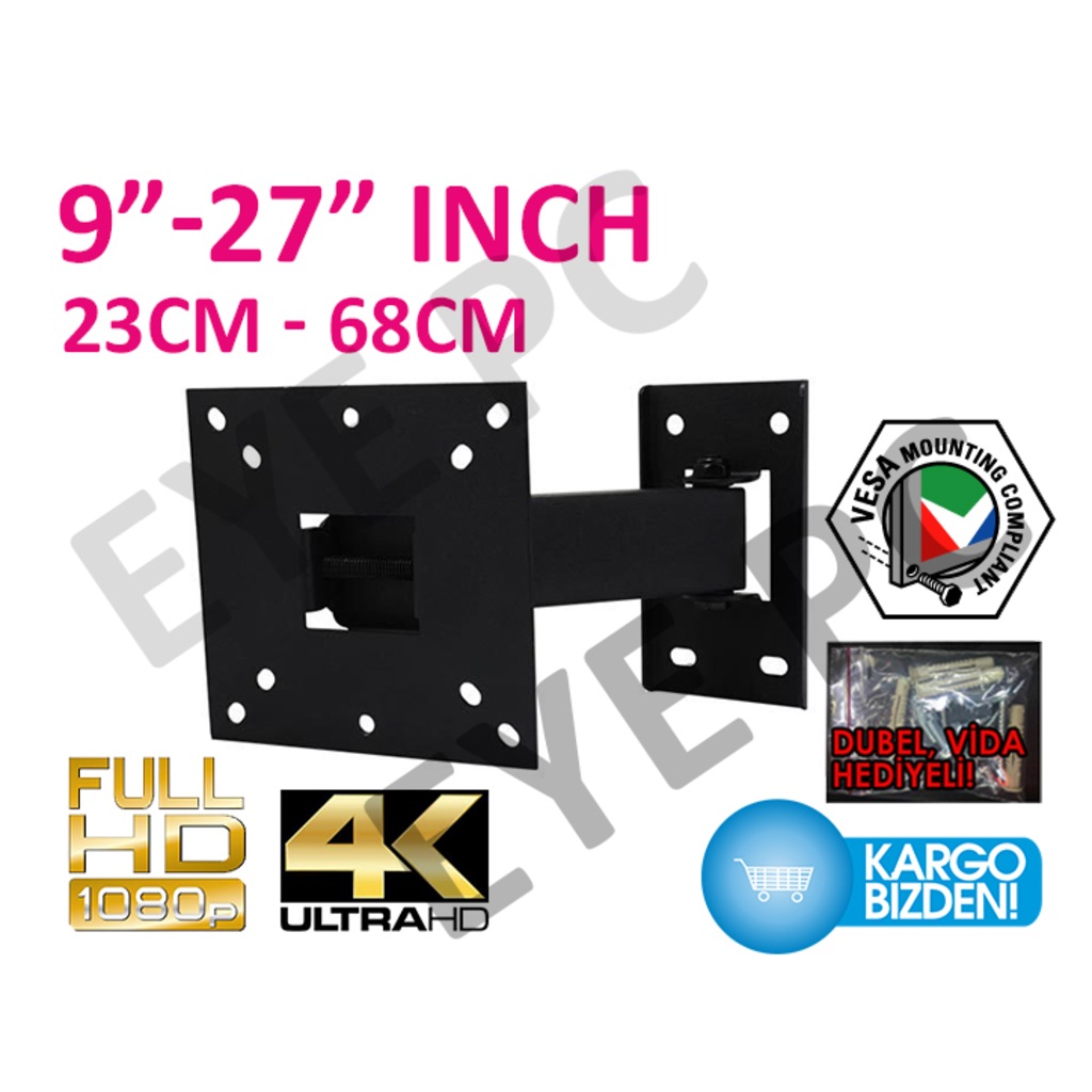 Sunny 32&quot; inç 82 Ekran Tv Askı Aparatı Sabit Fiyatları, Özellikleri ve