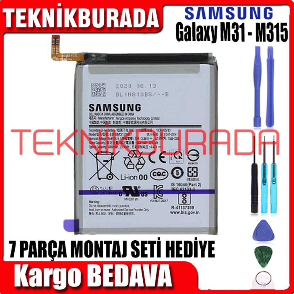 Samsung Galaxy M31 Batarya Pil Sm M315 Batarya Fiyatlari Ve Ozellikleri