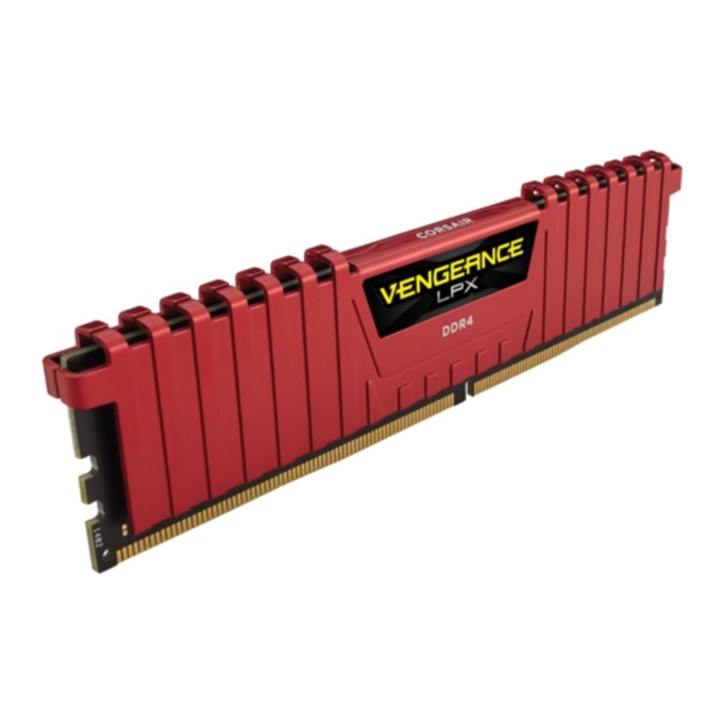 Corsair 8GB Vengeance LPX Kırmızı DDR4 2400MHz CL16 Ram