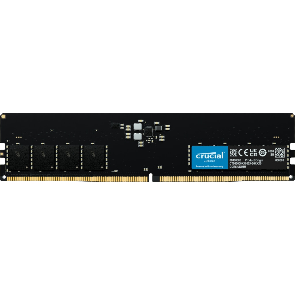 Crucial DDR5　メモリ　32GB CT32G48C40U5 Crucial RAM 32GB DDR5 4800MHz CL40 Masaüstü Bellek CT32G48C40U5
