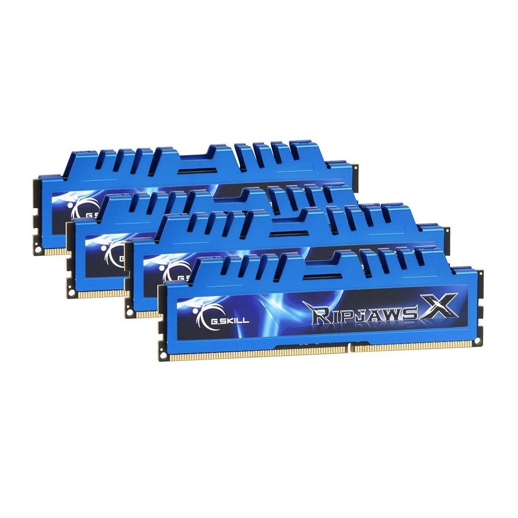 G.Skill RipjawsX 32 GB(4x8) DDR3 1600MHz F3-1600C9Q-32GXM Bellek